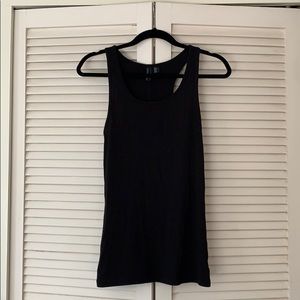 Black tank top